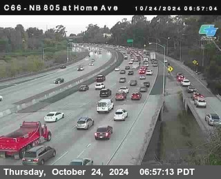 NB 805 at Home Ave (On Ramp)