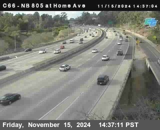 NB 805 at Home Ave (On Ramp)