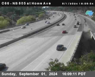 NB 805 at Home Ave (On Ramp)