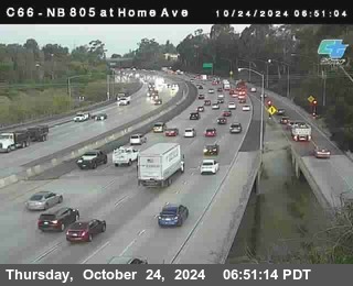 NB 805 at Home Ave (On Ramp)