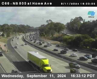 NB 805 at Home Ave (On Ramp)