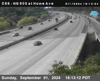 NB 805 at Home Ave (On Ramp)