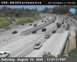 NB 805 at Home Ave (On Ramp)