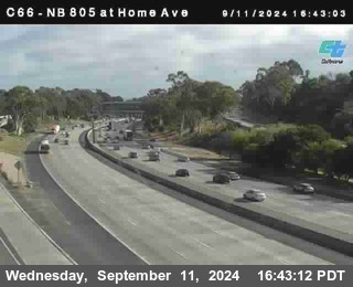 NB 805 at Home Ave (On Ramp)