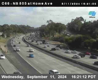 NB 805 at Home Ave (On Ramp)