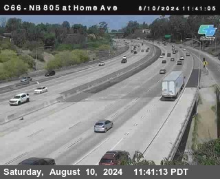 NB 805 at Home Ave (On Ramp)