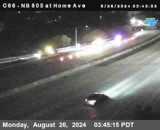 NB 805 at Home Ave (On Ramp)