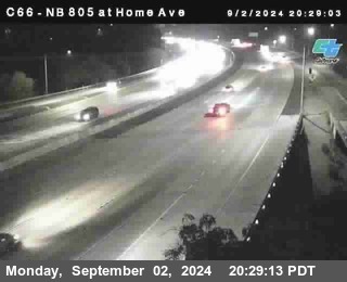 NB 805 at Home Ave (On Ramp)