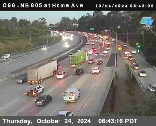 NB 805 at Home Ave (On Ramp)