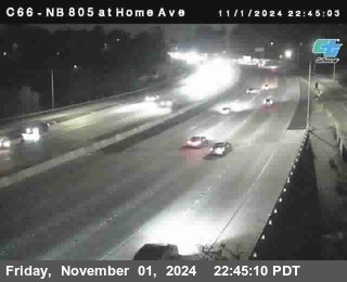 NB 805 at Home Ave (On Ramp)