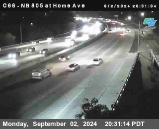 NB 805 at Home Ave (On Ramp)