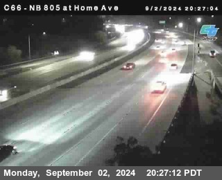 NB 805 at Home Ave (On Ramp)