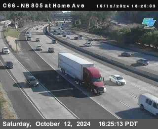 NB 805 at Home Ave (On Ramp)