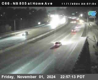 NB 805 at Home Ave (On Ramp)