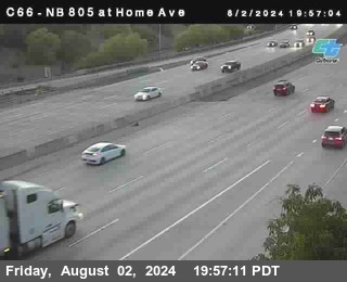 NB 805 at Home Ave (On Ramp)