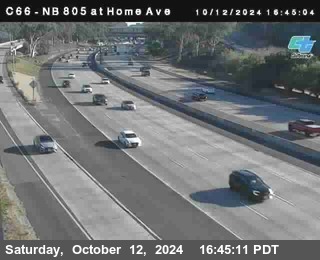 NB 805 at Home Ave (On Ramp)