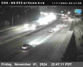 NB 805 at Home Ave (On Ramp)