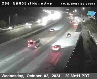 NB 805 at Home Ave (On Ramp)