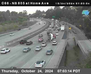 NB 805 at Home Ave (On Ramp)