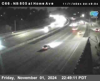 NB 805 at Home Ave (On Ramp)