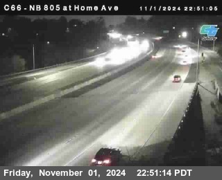 NB 805 at Home Ave (On Ramp)