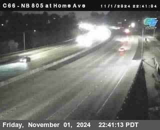 NB 805 at Home Ave (On Ramp)