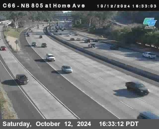 NB 805 at Home Ave (On Ramp)