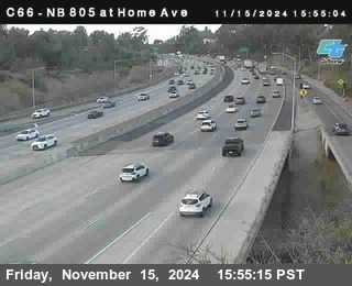 NB 805 at Home Ave (On Ramp)