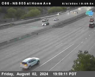 NB 805 at Home Ave (On Ramp)