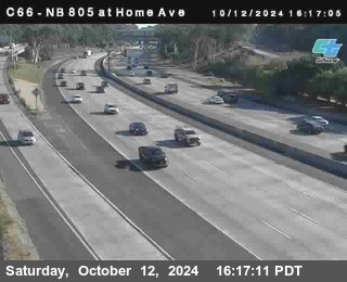 NB 805 at Home Ave (On Ramp)