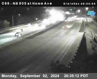 NB 805 at Home Ave (On Ramp)