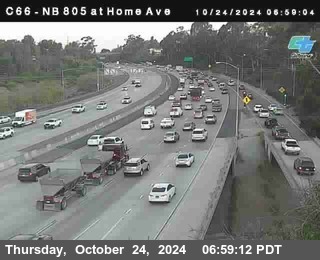 NB 805 at Home Ave (On Ramp)