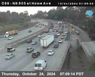 NB 805 at Home Ave (On Ramp)