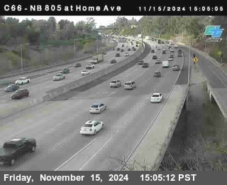 NB 805 at Home Ave (On Ramp)