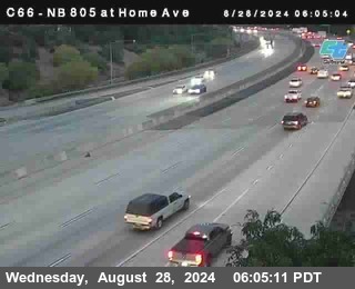 NB 805 at Home Ave (On Ramp)