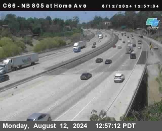 NB 805 at Home Ave (On Ramp)