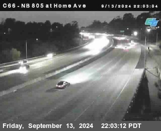 NB 805 at Home Ave (On Ramp)