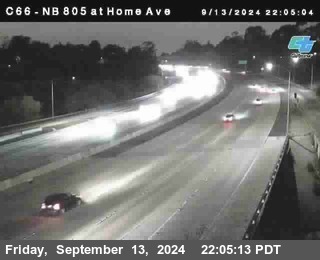 NB 805 at Home Ave (On Ramp)