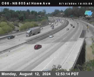 NB 805 at Home Ave (On Ramp)