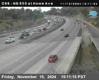 NB 805 at Home Ave (On Ramp)