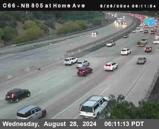 NB 805 at Home Ave (On Ramp)