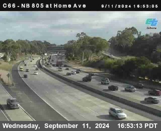 NB 805 at Home Ave (On Ramp)