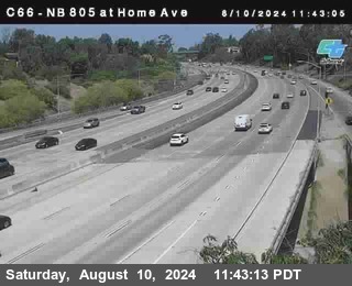 NB 805 at Home Ave (On Ramp)