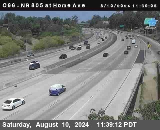 NB 805 at Home Ave (On Ramp)