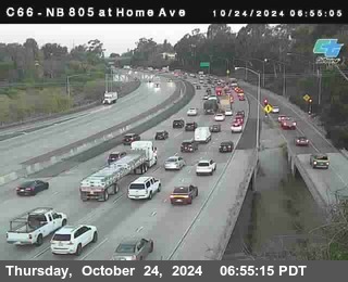 NB 805 at Home Ave (On Ramp)