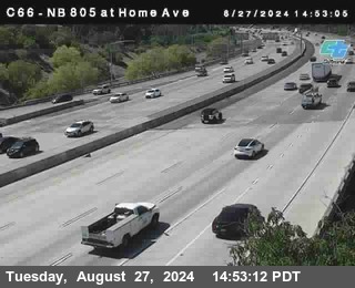 NB 805 at Home Ave (On Ramp)