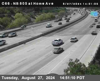 NB 805 at Home Ave (On Ramp)