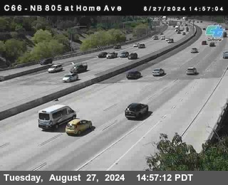 NB 805 at Home Ave (On Ramp)