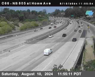 NB 805 at Home Ave (On Ramp)