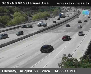 NB 805 at Home Ave (On Ramp)